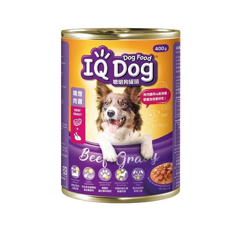 IQ DOG 聰明狗罐頭 - 精燉肉醬#453675