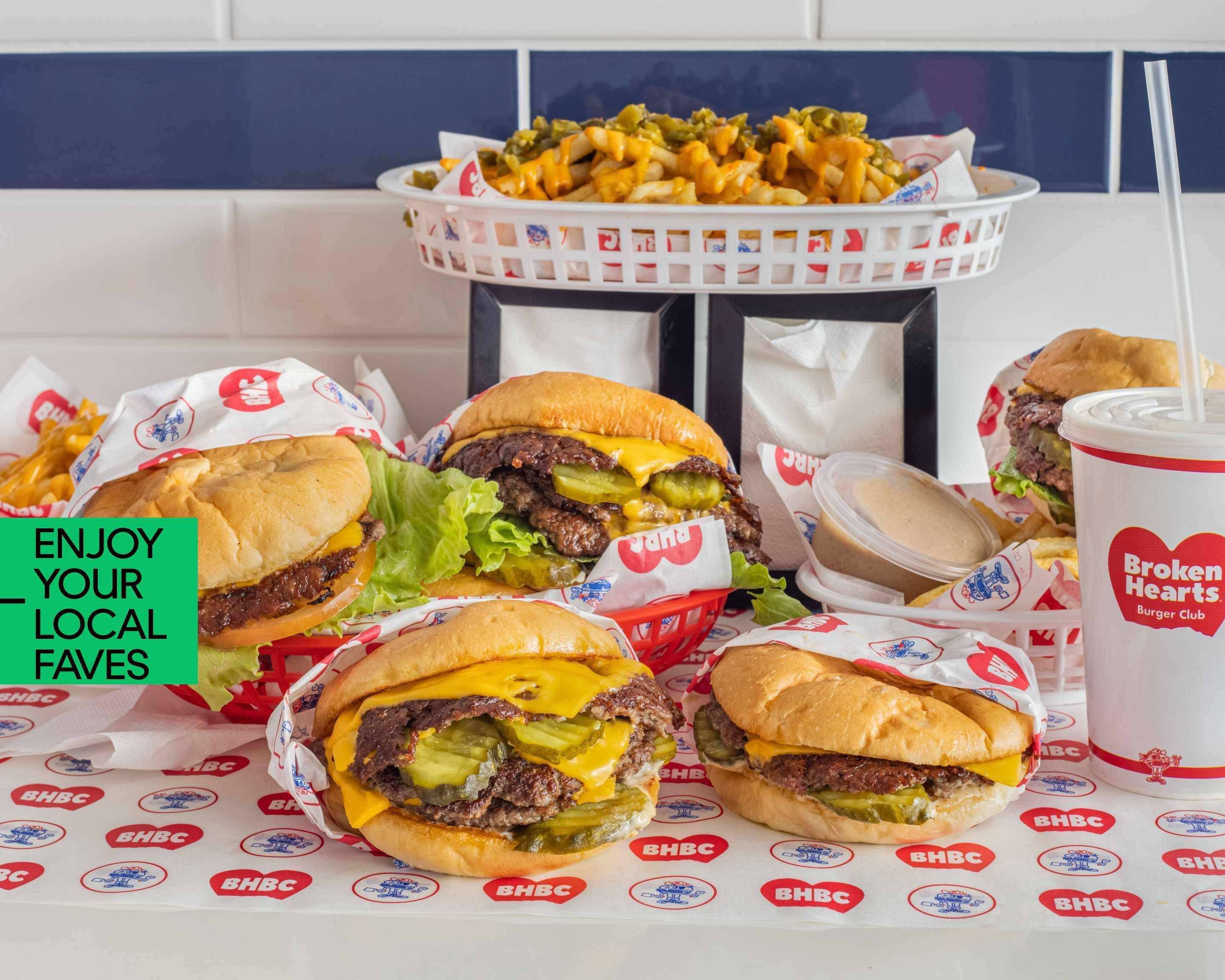 Broken Hearts Burger Club (New Farm) Menu Takeout in Brisbane | Delivery  Menu & Prices | Uber Eats
