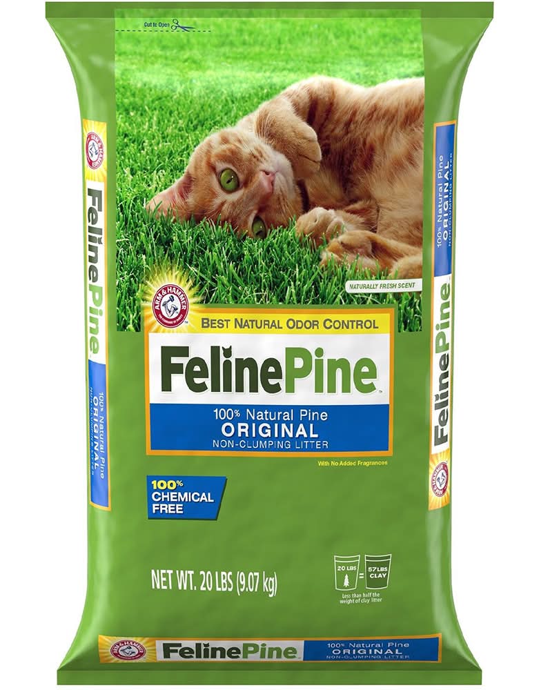 Feline Pine Original Non-Clumping Cat Litter (20 lb)