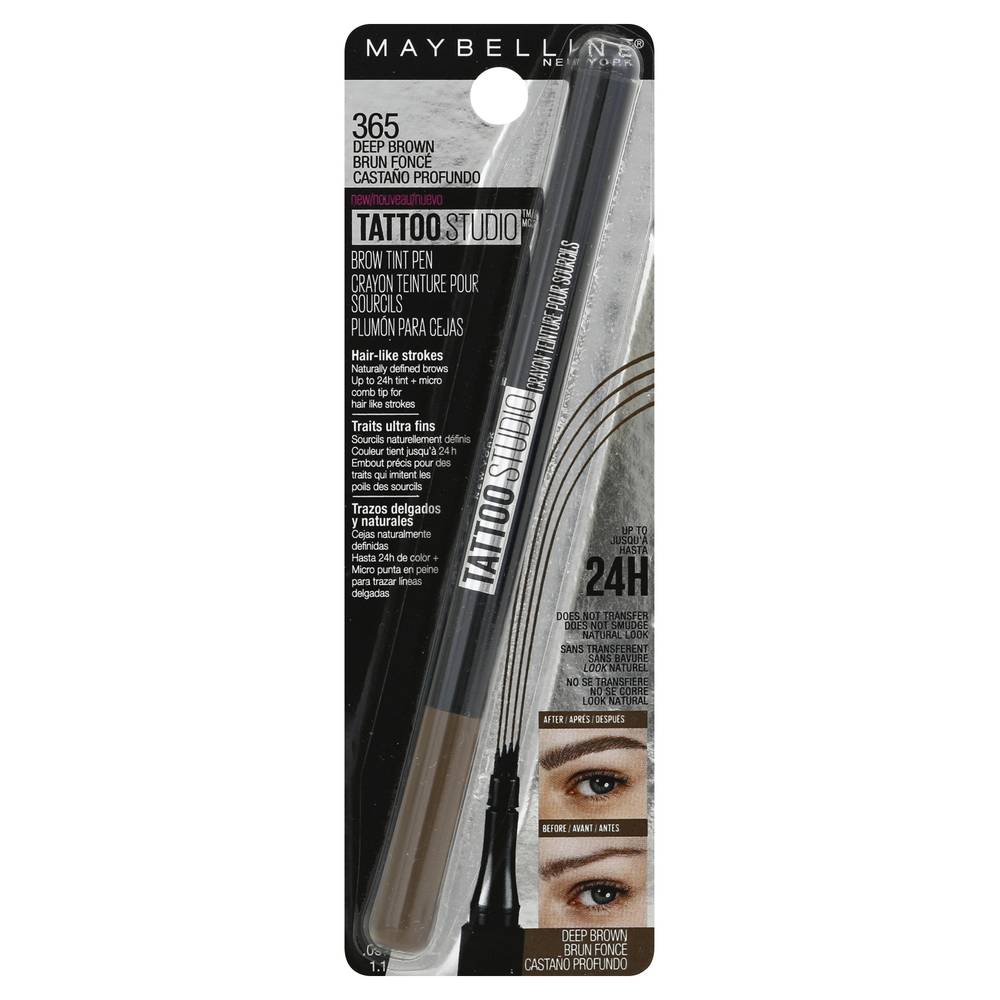 Maybelline Deep Brown 365 Tattoo Studio Brow Tint Pen