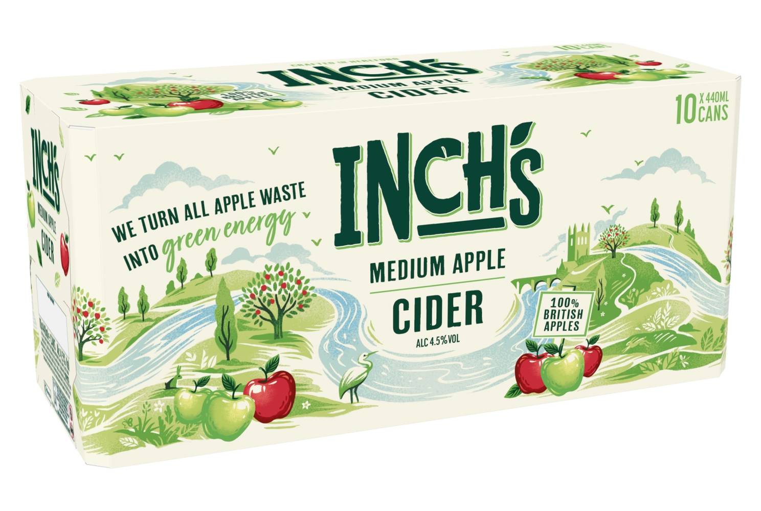 Inchs Medium Apple 10 X 440Ml (Abv 4.5%)