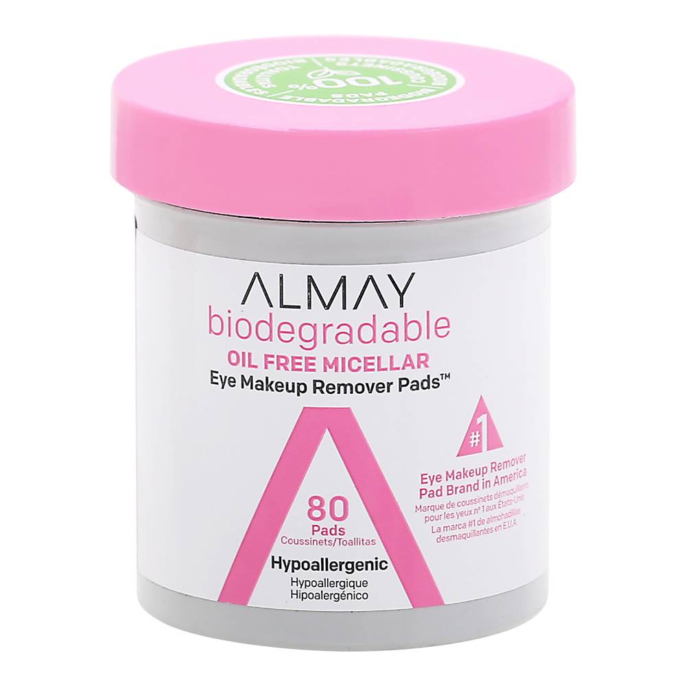 Almay Oil Free Micellar Eye Makeup Remover Pads (3.2 oz)