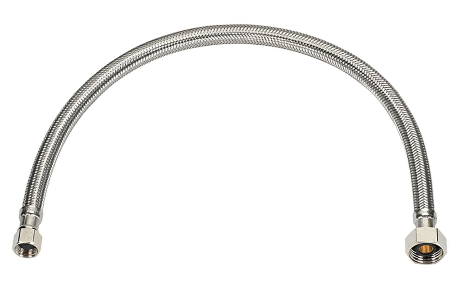 ACE 3/8 In. Flare X 1/2 In. D Fip 20 In. Braided Stainless Steel Supply Line