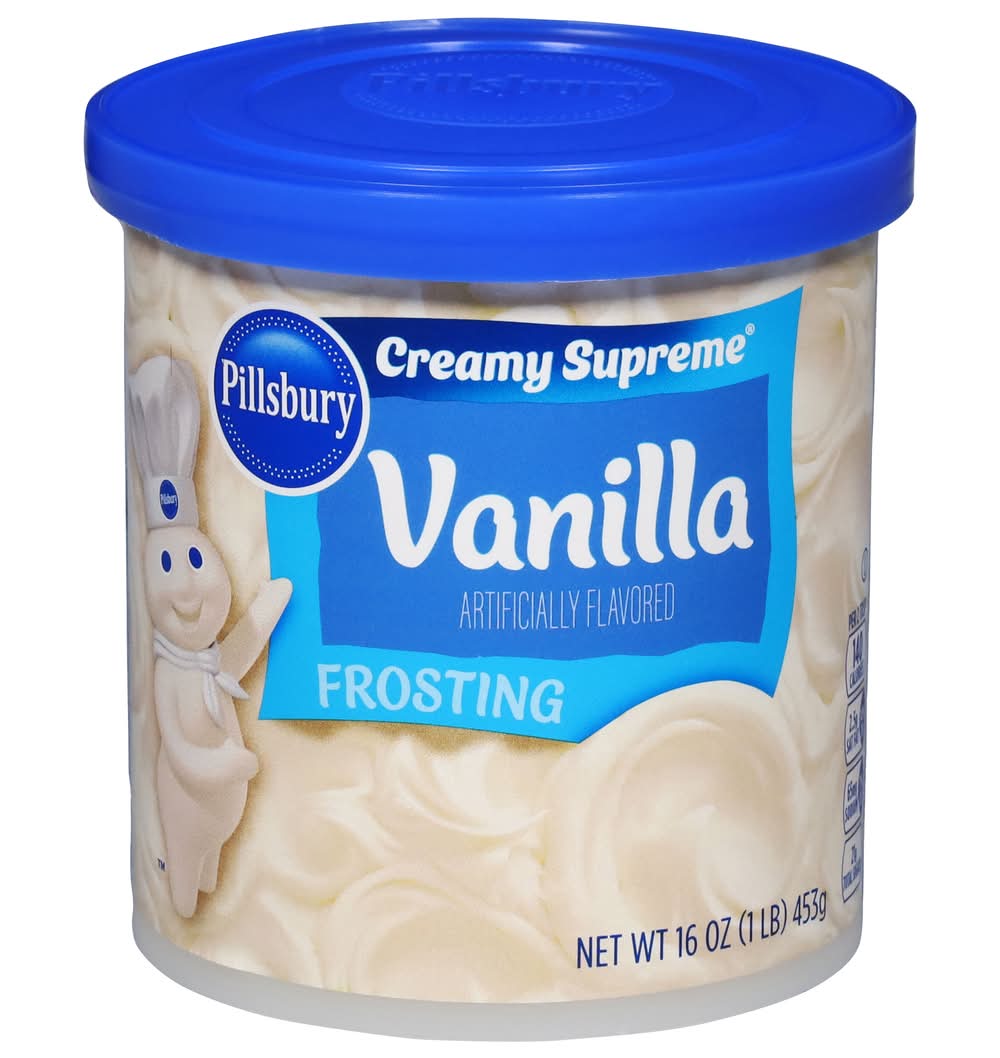 Pillsbury Creamy Supreme Frosting, Vanilla (16 oz)