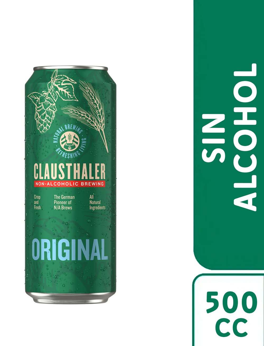 Clausthaler · Cerveza sin alcohol classic (500 ml)