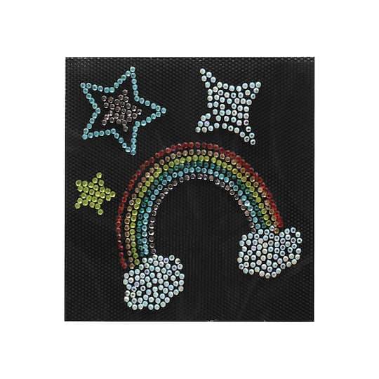 Rhinestone Rainbow Iron On Patch Set By Make Market