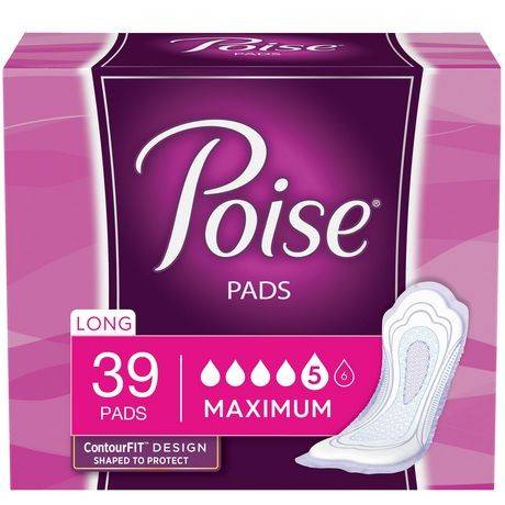 Poise Incontinence Pads Maximum Absorbency (400 g)