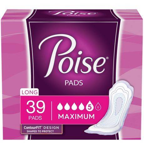 Poise Incontinence Pads Maximum Absorbency (48 units)