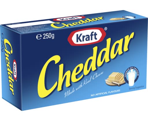 Kraft Cheddar Block (250g)