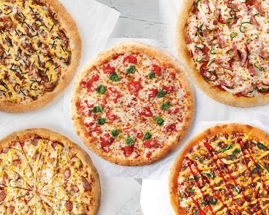 冬のおすすめピザ5枚セット Set of 5 pizzas recommended for winter