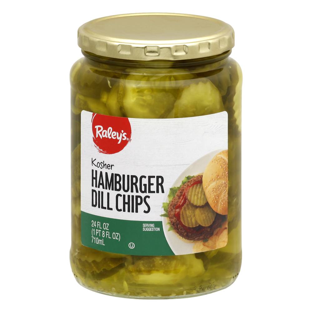 Raley'S Pickles, Hamburger Dill Chips 24 Oz