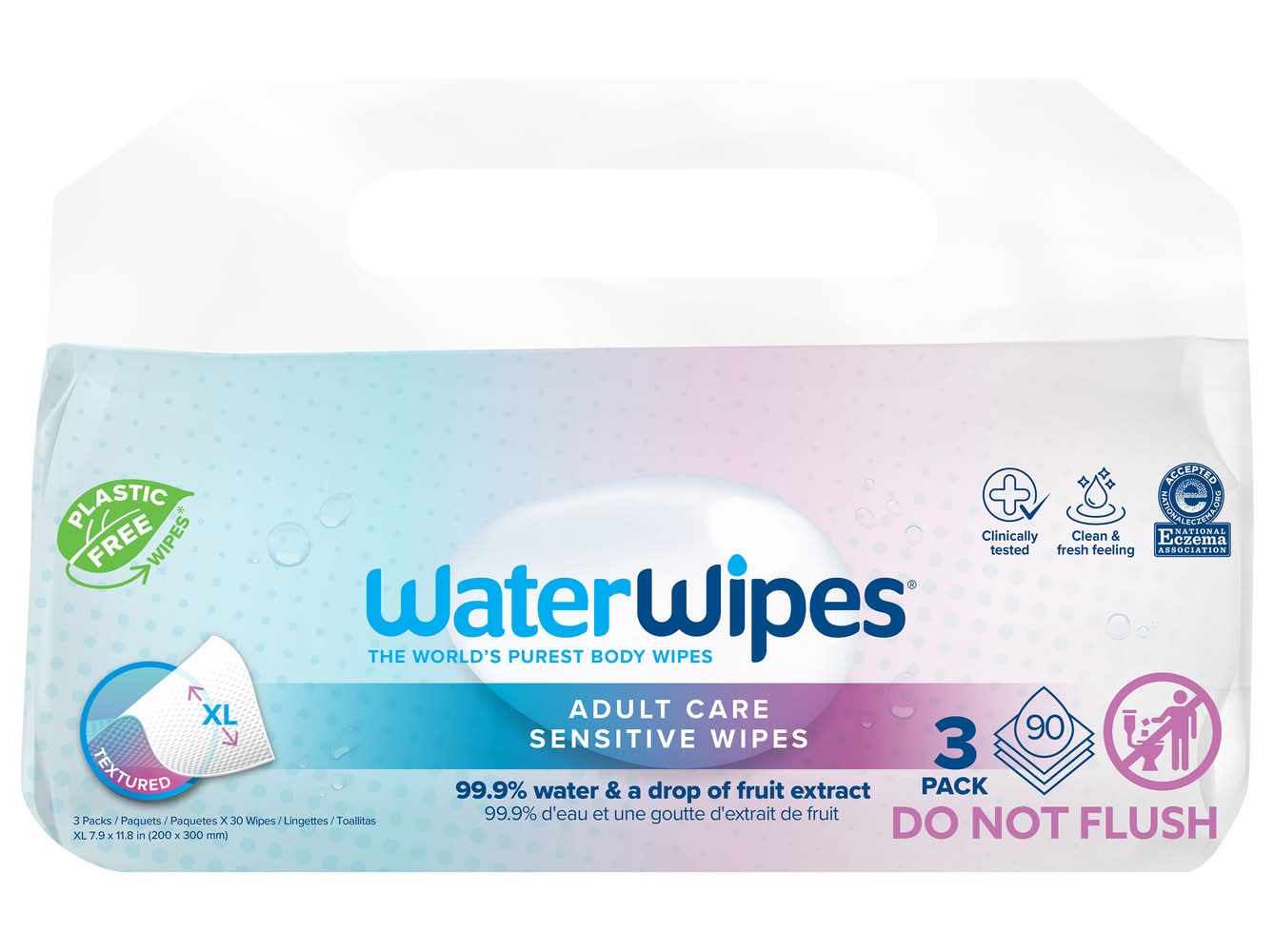 WaterWipes Adult Care Xl Size Sensitive Wipes