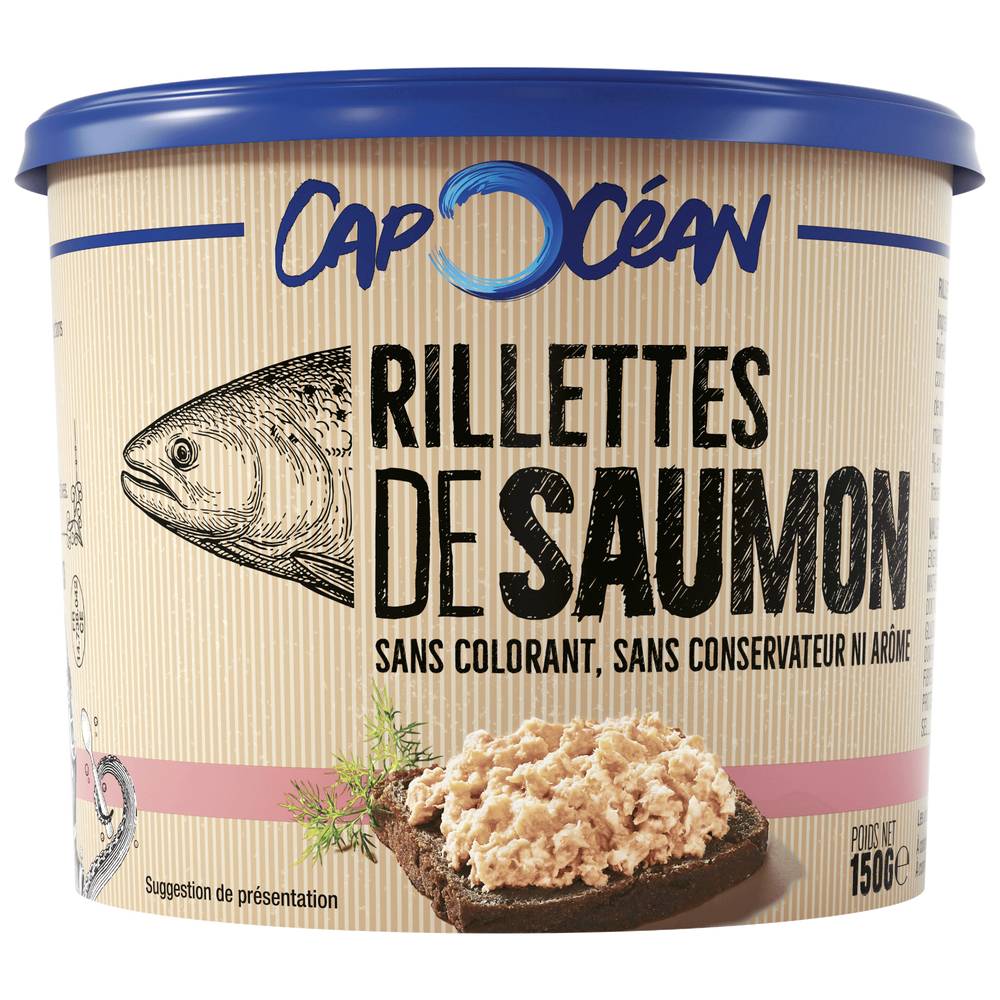 Cap Ocean - Rillettes de la mer au saumon (150g)