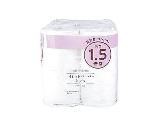 ◎Lbトイレットペーパー1.5倍巻(ダブル8個)【紙類】