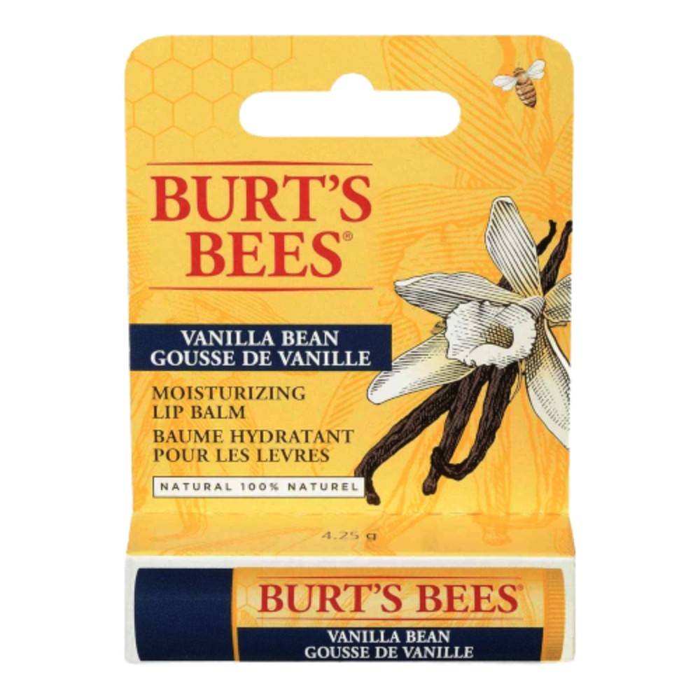 Burt's bees baume hydratant pour les lèvres à la gousse de vanille (4,25g) - vanilla bean lip balm (1 ea)