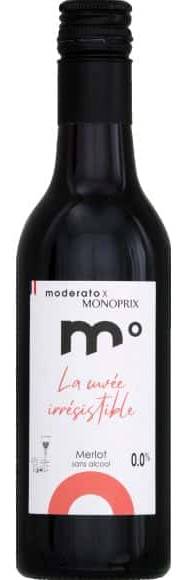 Moderato x Monoprix - Boisson sans alcool à base de vin rosé désalcoolisé (250ml)