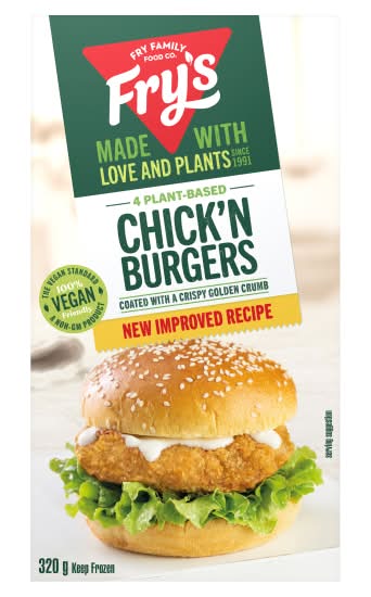 Fry's Chickn Burgers (4 pack)