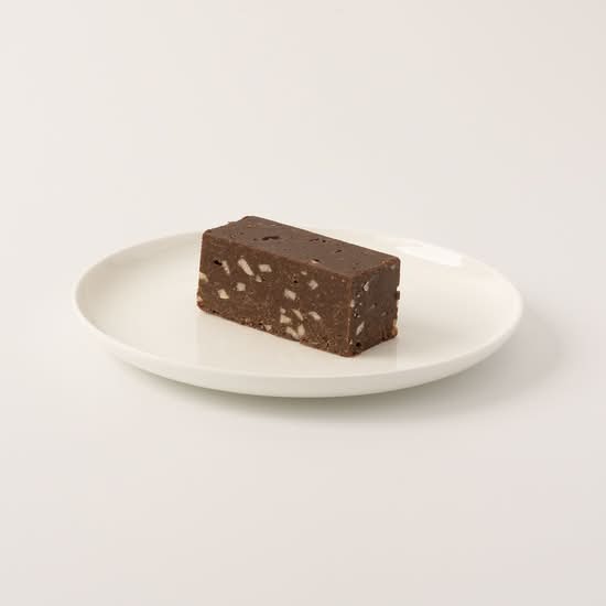 Vegan Choc Almond Fudge Slice
