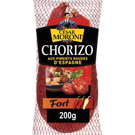 César Moroni - Chorizo fort aux piments rouges d'espagne