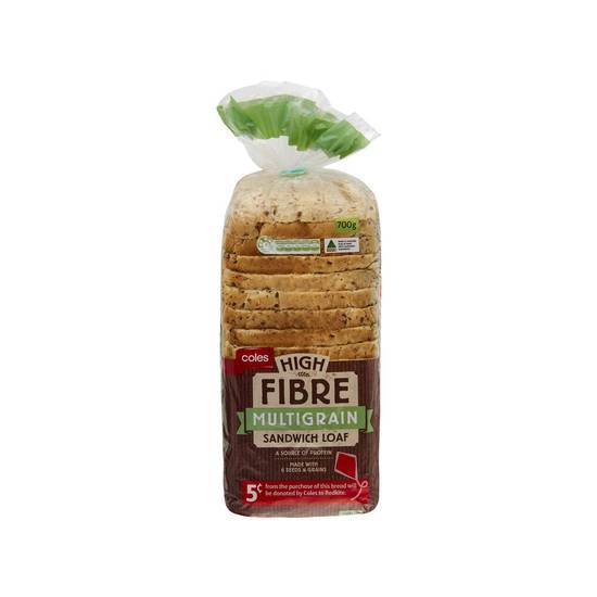 Coles High Fibre Multigrain Loaf
