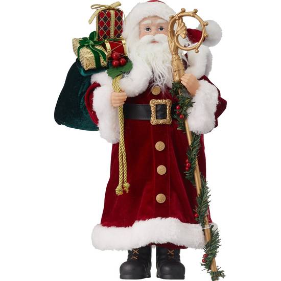 Order Merry Brite 18" Santa with Staff and Gift Bag food online from CVS store, NESQUEHONING on bringmethat.com