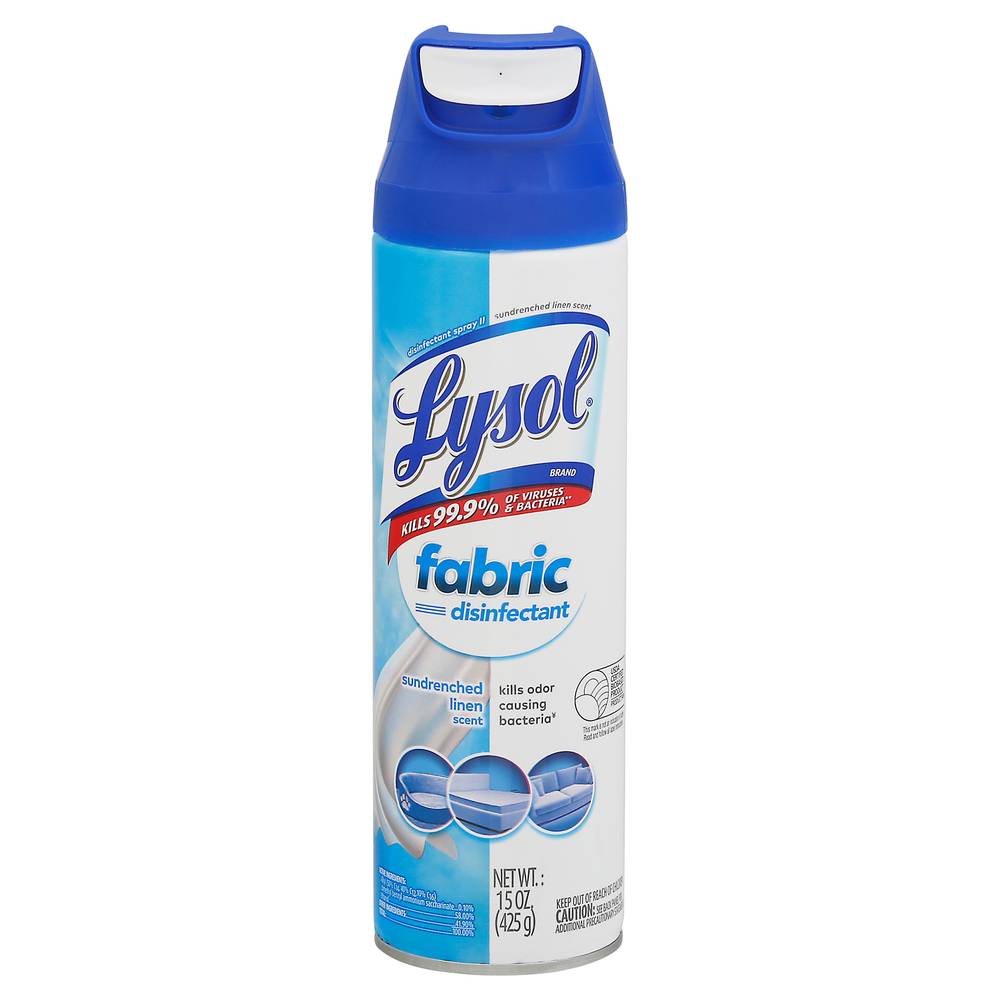 Lysol Sundrenched Linen Scent Fabric Disinfectant Spray (15 oz)