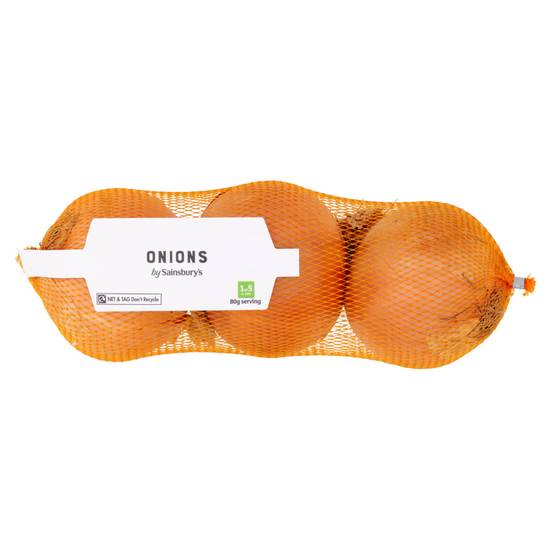 Sainsbury's Large Onions x3
