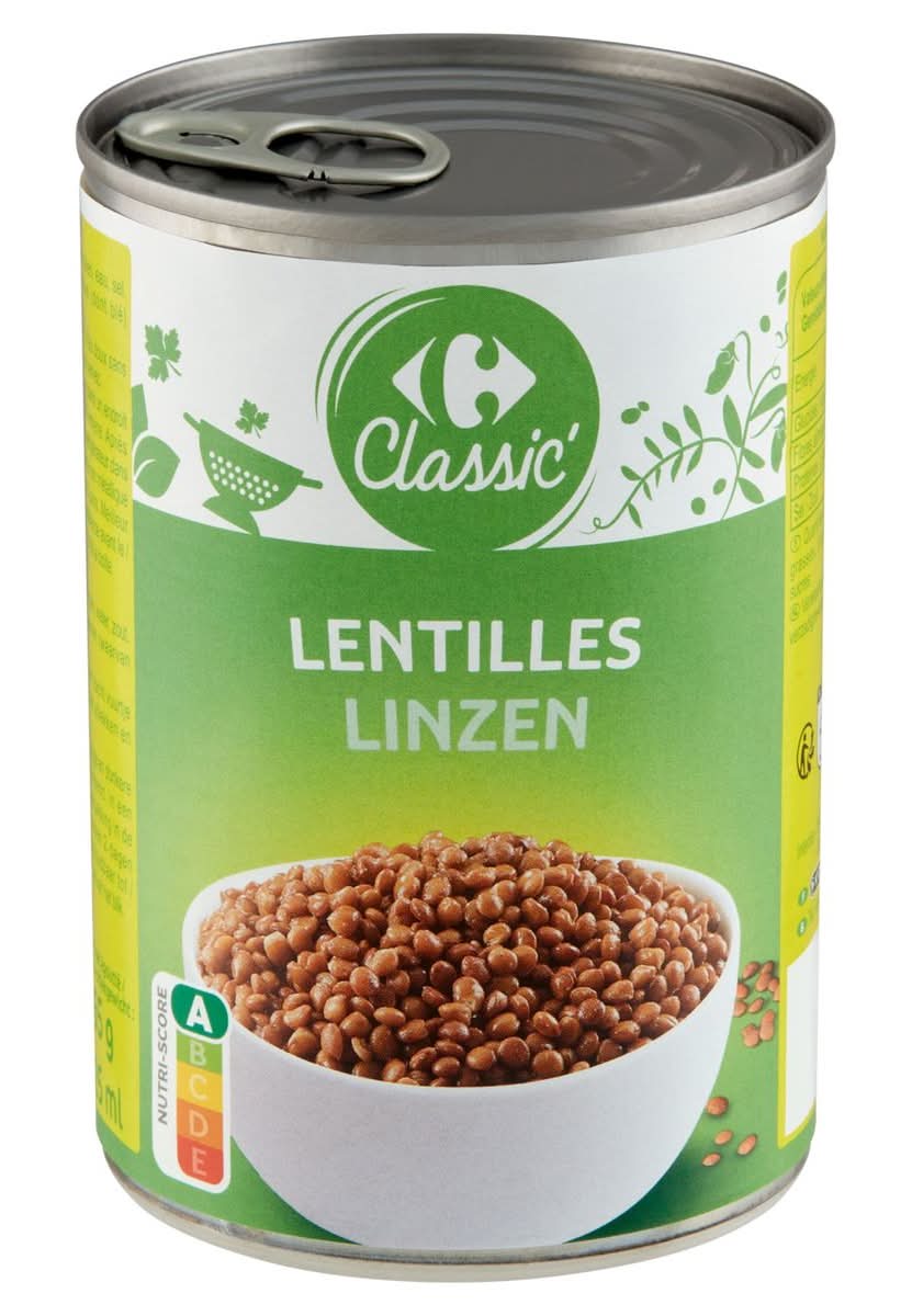 Carrefour Classic'' Lentilles 400 g