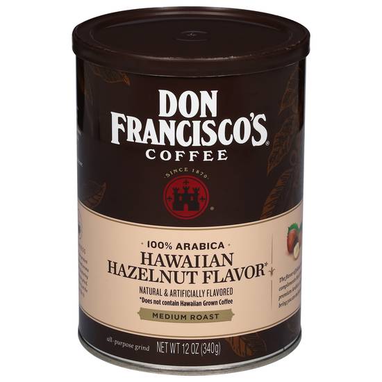 Don Francisco's 100% Arabica Medium Roast Hawaiian Hazelnut Coffee