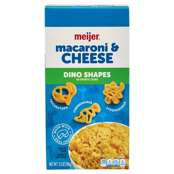 Meijer Dino Shaped Macaroni and Cheese (5.5 oz)
