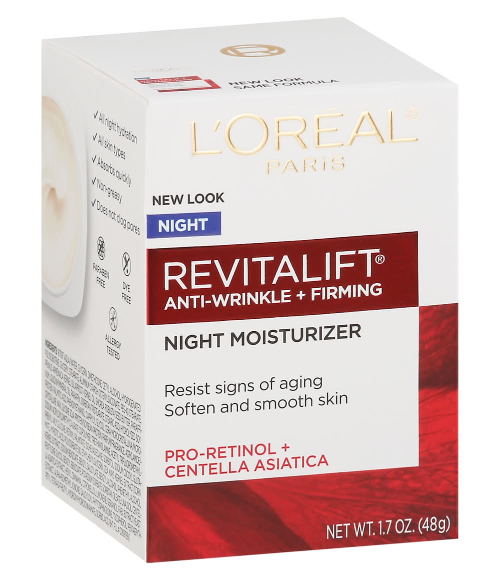 L'Oréal Revitalift Anti-Wrinkle + Firming Night Moisturizer (1.7 oz)