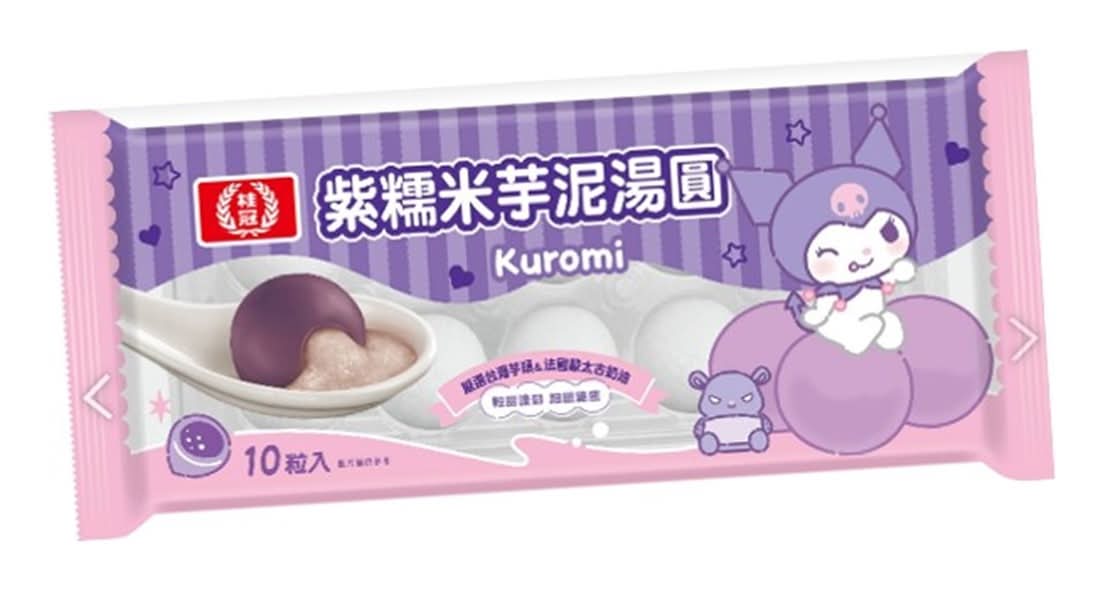 桂冠 Kuromi美樂蒂湯圓 - 紫糯米芋泥 (10 入)