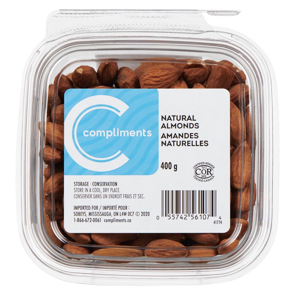 Compliments Natural Almonds (400 g)