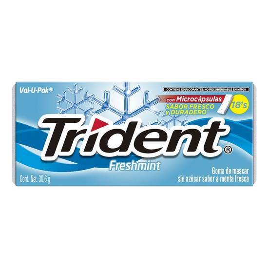 Trident goma de mascar menta fresca (30.6 g)