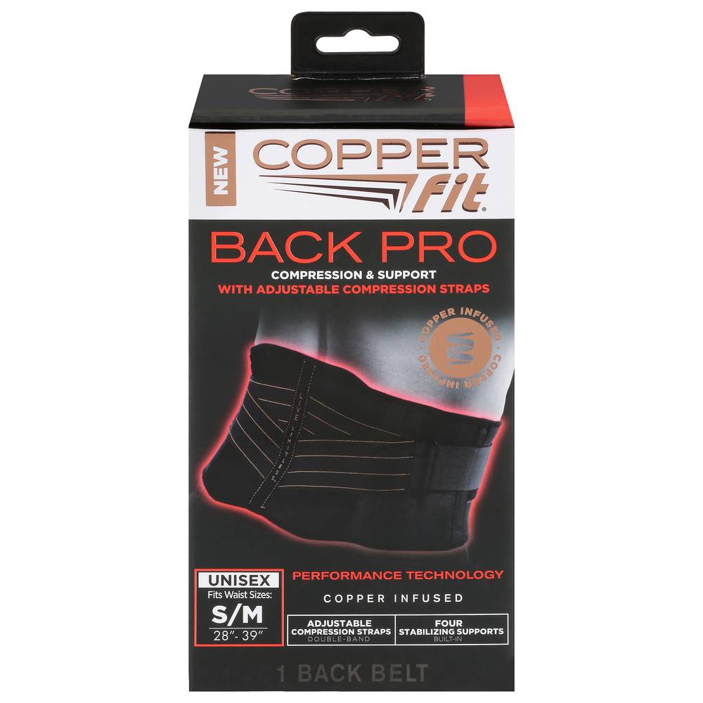 Copper Fit Unisex Back Belt Support (8 oz)