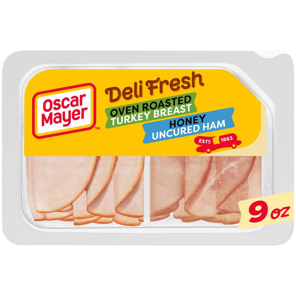 Oscar Mayer Oven Roasted Turkey Breast & Smoked Ham Combo (9 oz)