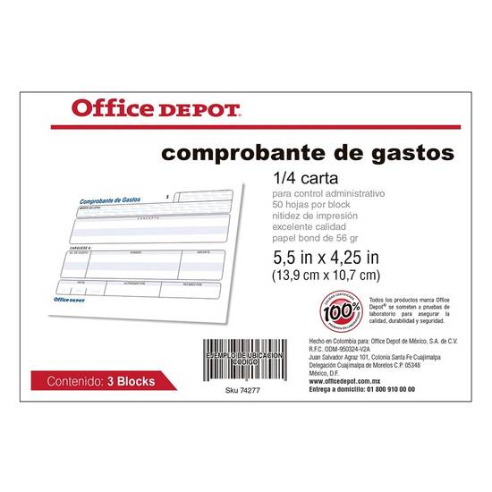 hojas de papel bond  Office Depot Mexico