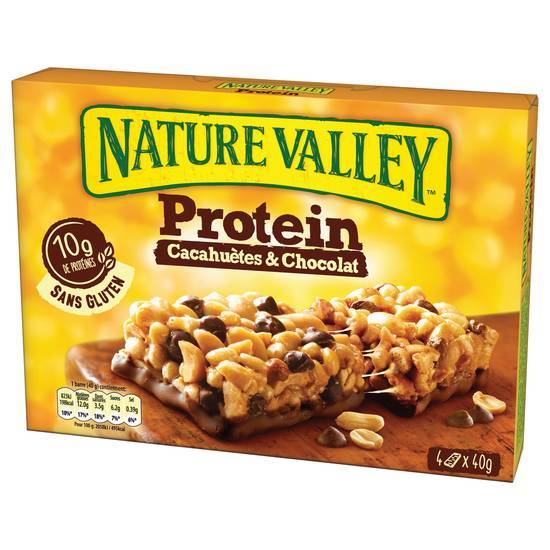 Protein cacahuetes & chocolat - nature valley - 160g (4x40g)