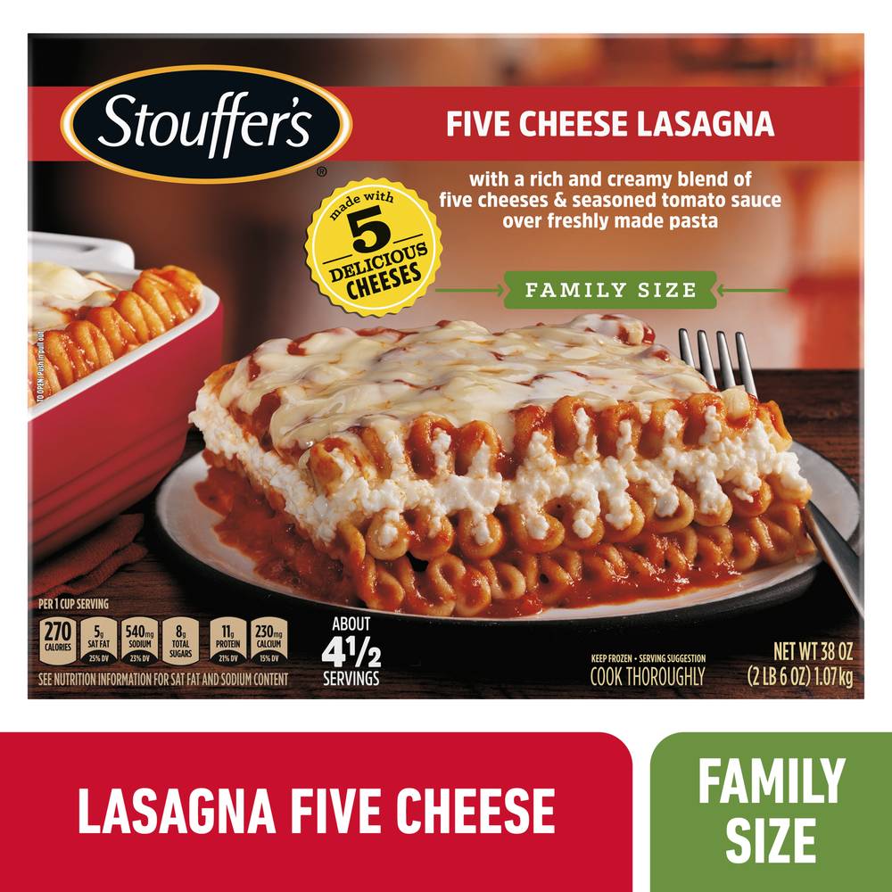 Stouffer's Family Size Cheese Lovers Lasagna (2.38 lbs)