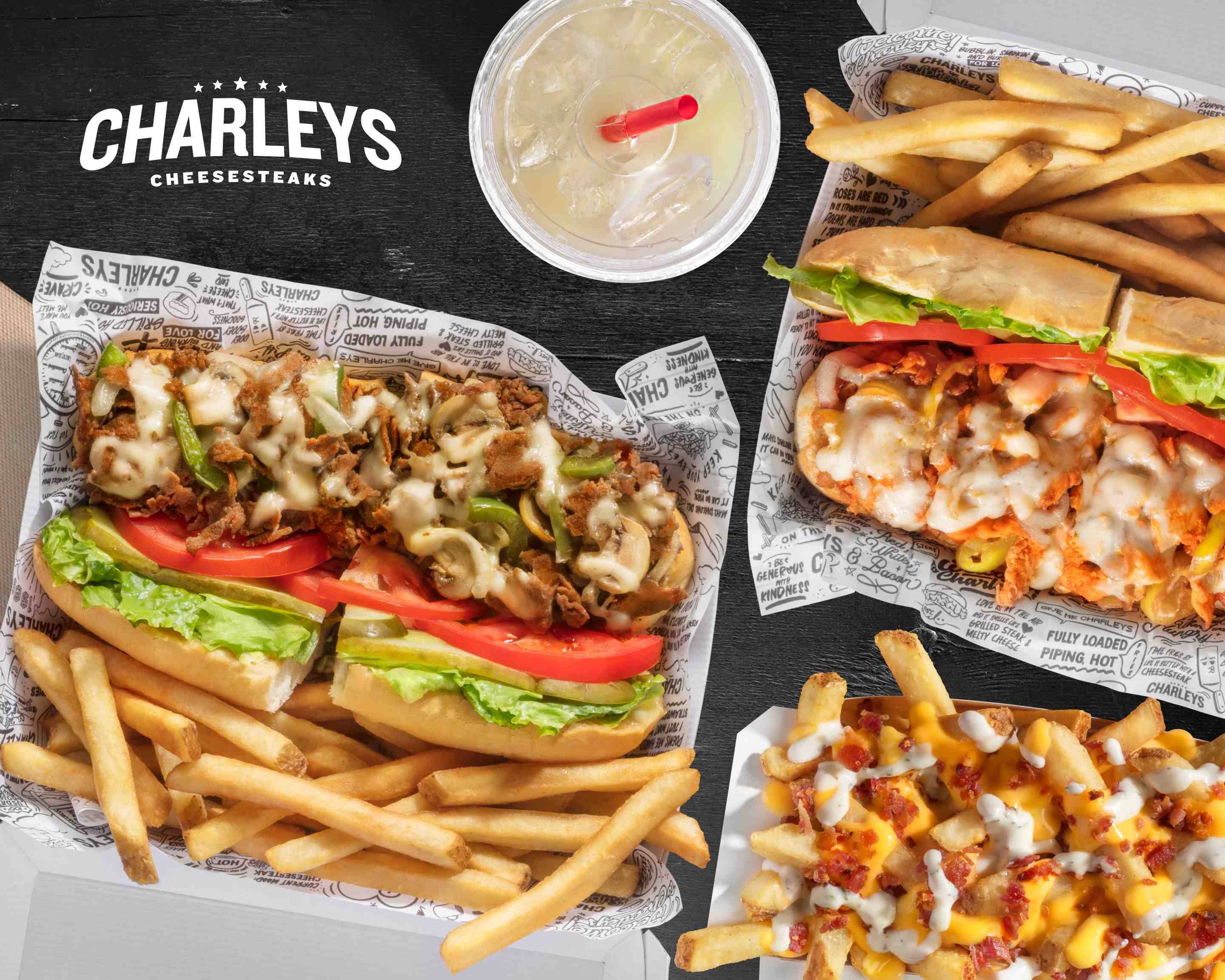 Order Charleys Cheesesteaks - Garden State Plaza Menu Delivery