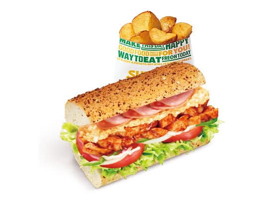 【辛】スパイシークラブハウス ポテト(S)セット