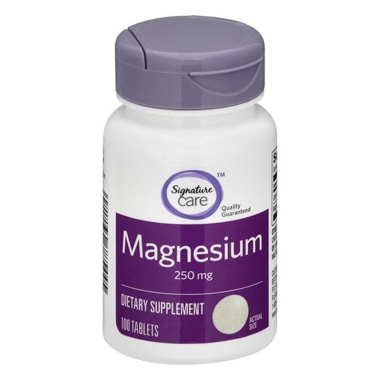 Signature Care Magnesium 250 mg (100 ct)