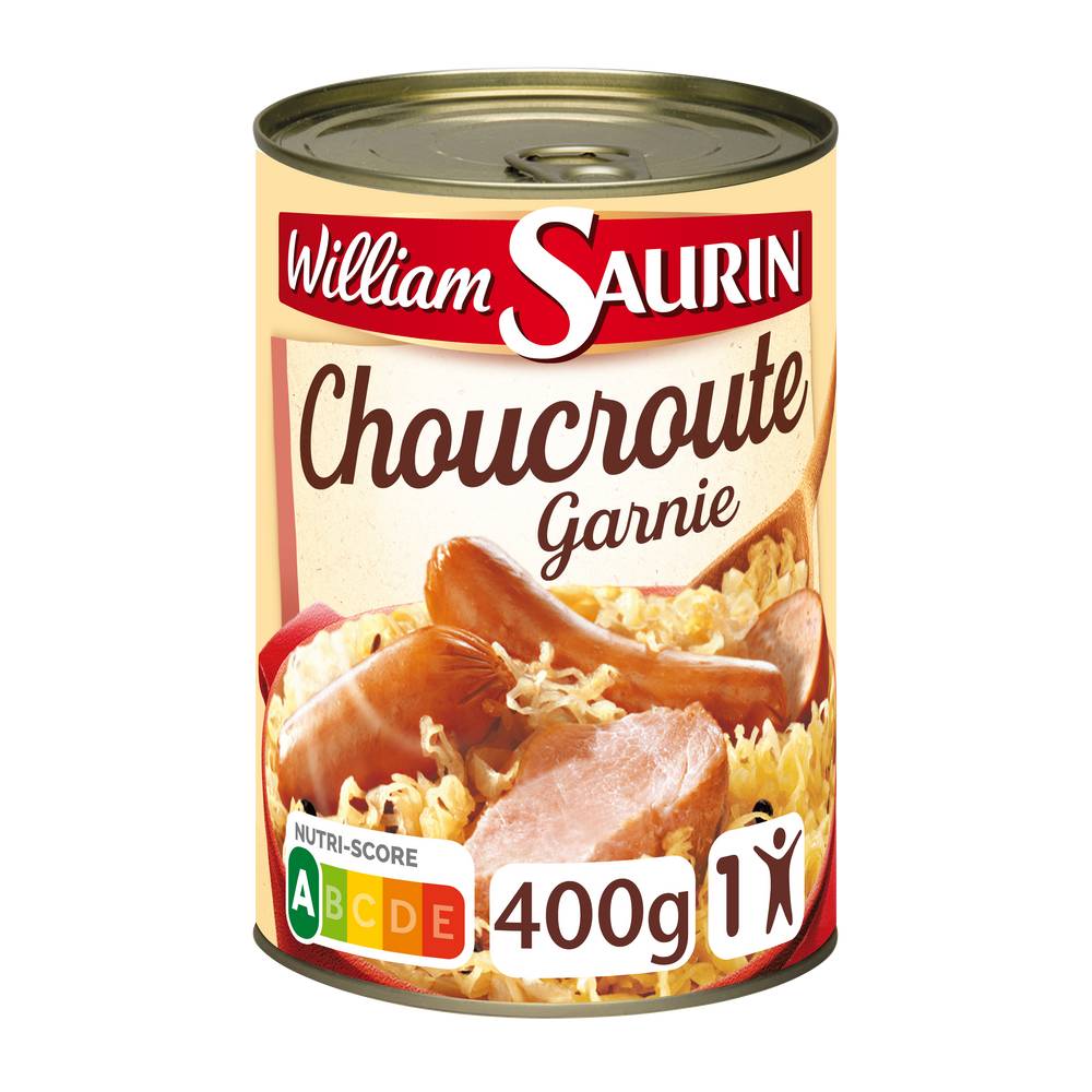 William Saurin - Plat cuisiné choucroute garnie