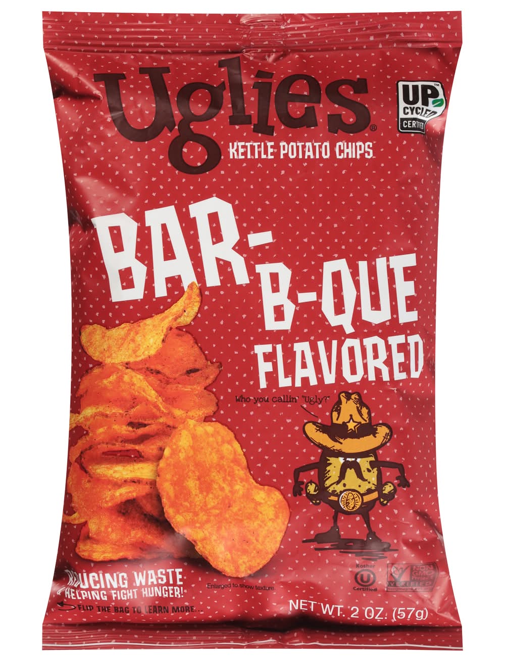 Uglies Bbq Poatao Chips (2 oz)