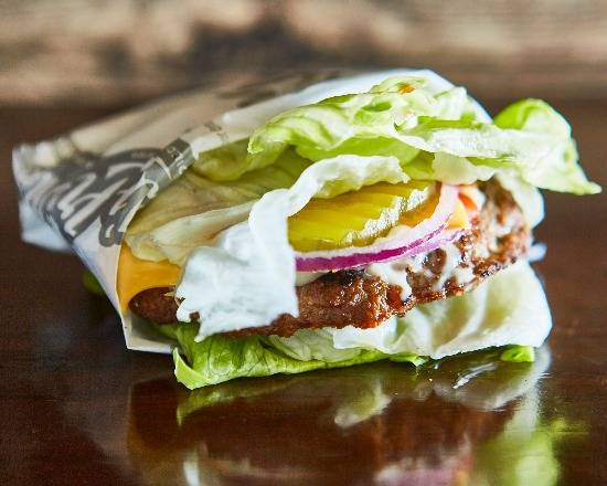 The 1/3 lb Lettuce-wrapped Thickburger