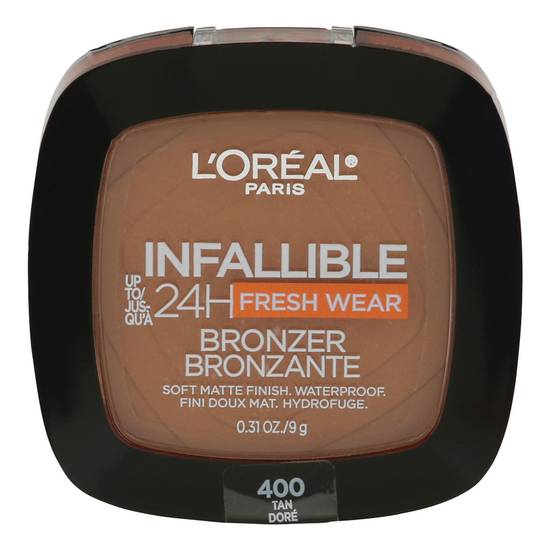L'oreal Paris Infallible Up To 24h Fresh Wear Tan 400 Soft Matte Bronzer