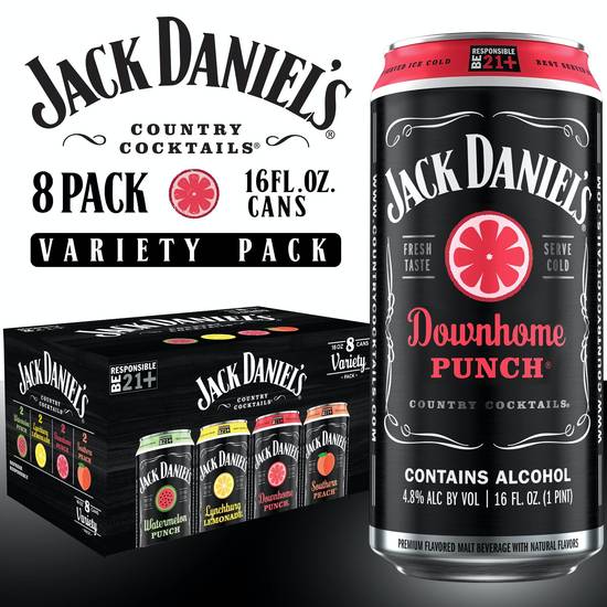 Jack Daniel's Country Cocktails Variety pack (8 pack, 16 fl oz)
