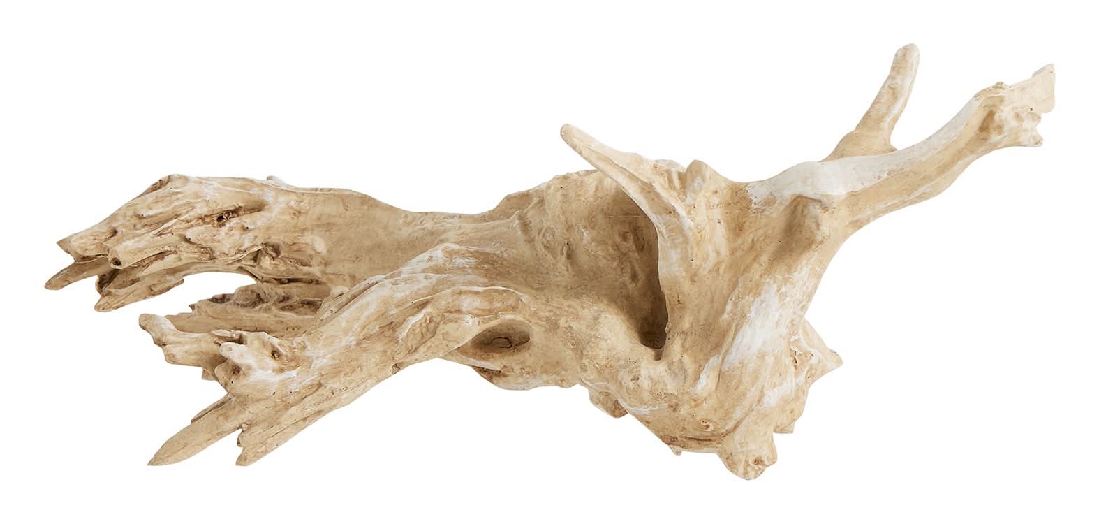 Top Fin® White Washed Wood Aquarium Ornament (Size: Medium)