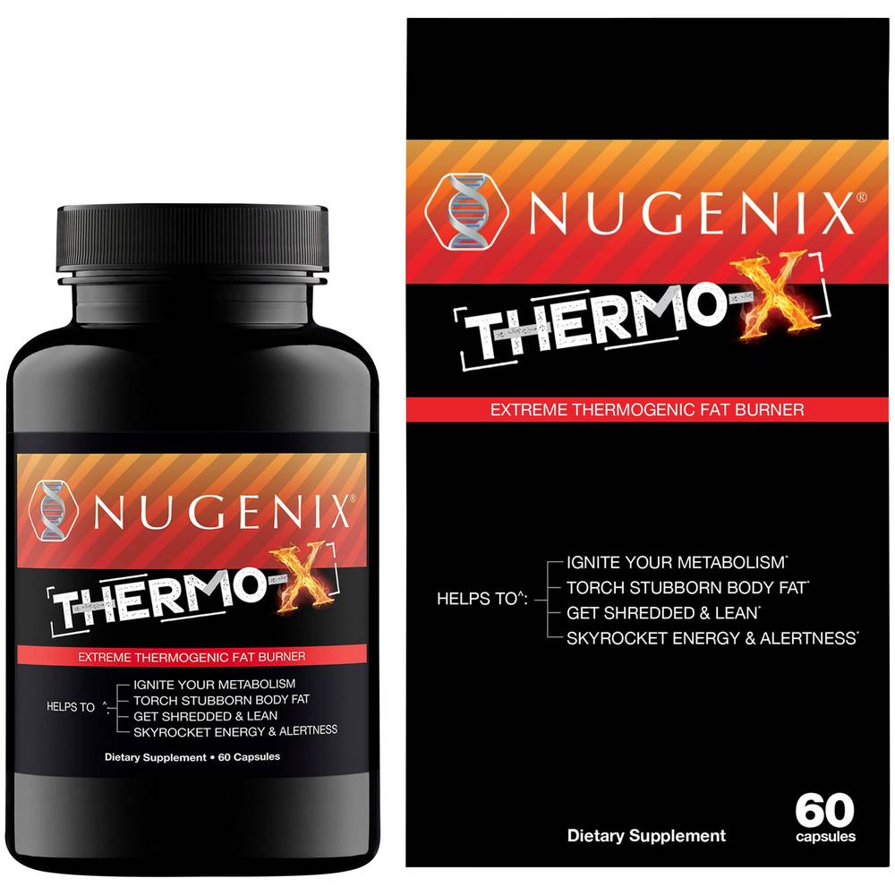 Nugenix Thermo X Extreme Metabolic Thermogenic Fat Burner Capsules (60 ct)