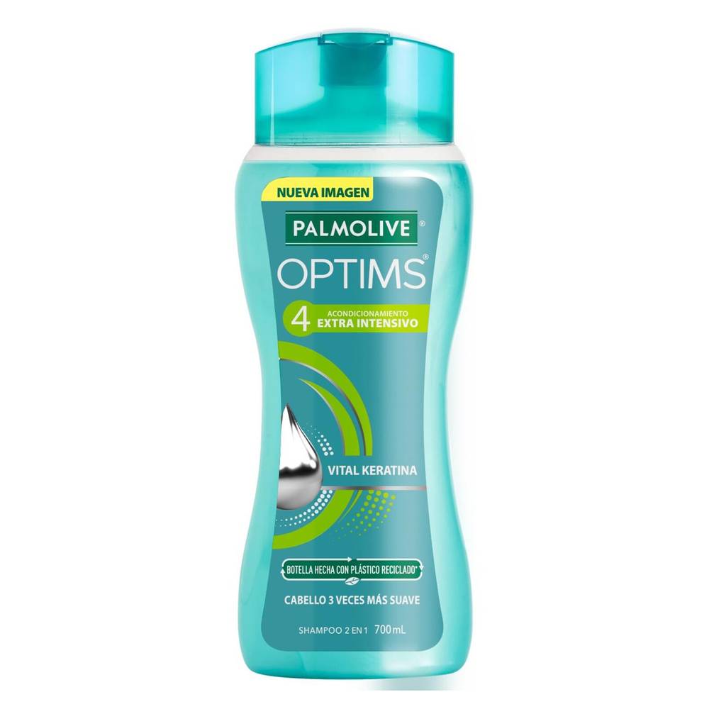 Palmolive · Shampoo optims 2 en 1 nivel 4 (700 ml)